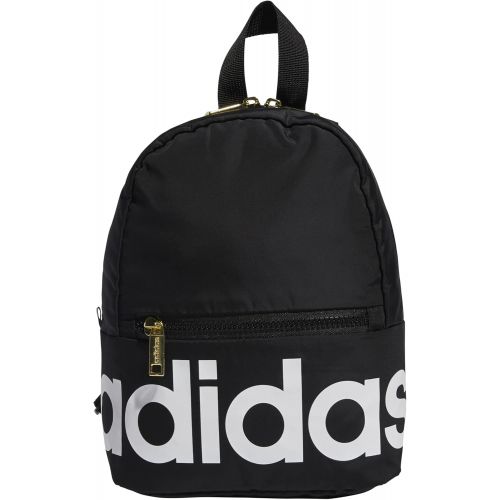 아디다스 adidas Linear Mini Backpack Small Travel Bag, One Size