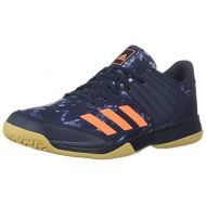 Adidas adidas Mens Ligra 5 Volleyball Shoe, Legend InkHi-Res Red Orange Two, 7 M US