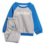Adidas adidas Kids Infants Boys Jogger Set Lifestyle Logo Pant Sweatshirt School DJ1569