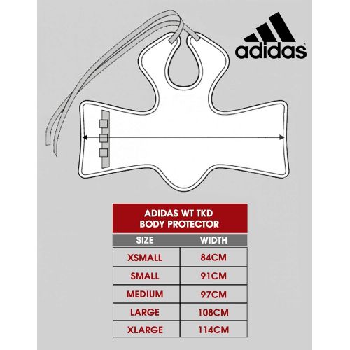 아디다스 Adidas WTF TaeKwonDo Solid Reversible Chest Protector