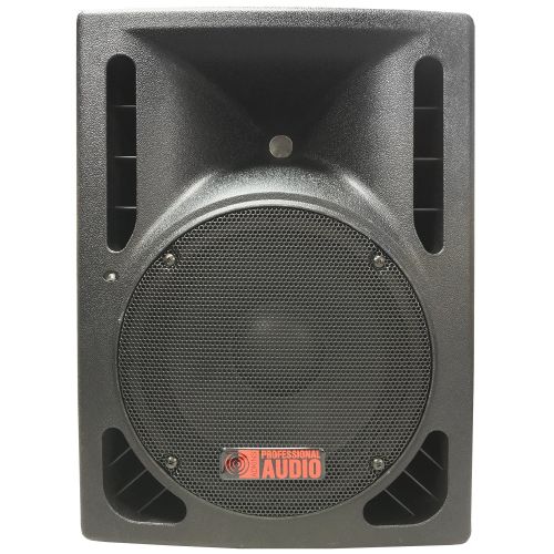  Adkins Professional Audio 800 Watt Powered DJ Speaker - 10 Bi-Amp 2-way Active Speaker System - Adkins Pro Audio - DJ Speaker - Great for parties and Weddings