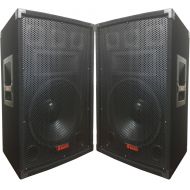 Adkins Professional lighting A pair of TA-150 - 15 Speakers 1000 Watts 3-way - Adkins Pro Audio - DJ Speaker - Great for parties and Weddings