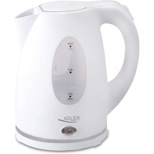  Adler AD 1207 Wasserkocher 1,5 L, weiss