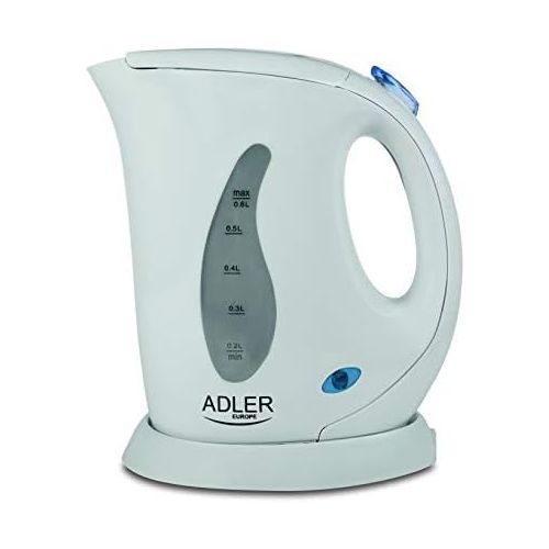  Adler AD 02 0,6 L Mini-Wasserkocher, weiss