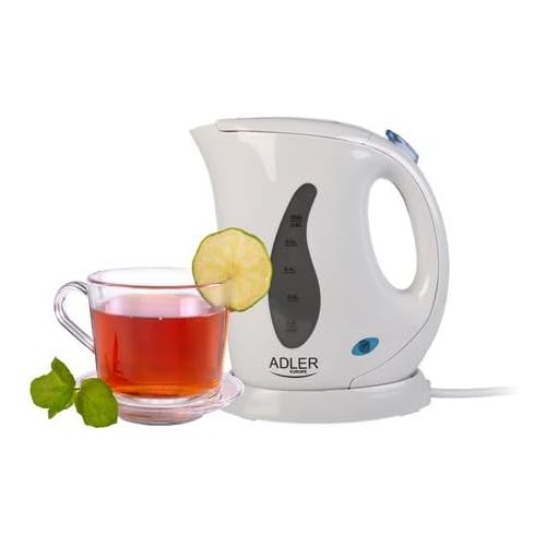  Adler AD 02 0,6 L Mini-Wasserkocher, weiss