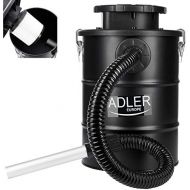 Adler Aschesauger | HEPA-Filter | Feuerfester Schlauch | 1000 Watt | 18 Liter | Kaminsauger | Ofensauger | Grillsauger | Bausauger | Ascheschlucker | Kohlesauger | Staubsauger