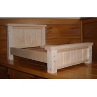 Admwoodcrafts Handmade Rustic Style Bed for 18 inch doll