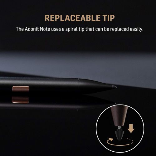  [아마존핫딜][아마존 핫딜] Adonit Note (Black) Natural Palm Rejection Stylus & High Accuracy Pen, 12 Hrs Use, Compatible with iOS 12. 2 or Newer iPad Air 3rd gen, iPad Mini 5th, iPad 6th and iPad Pro 3rd gen