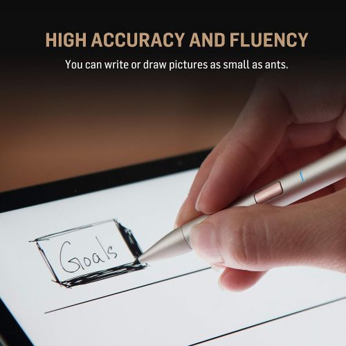  [아마존핫딜][아마존 핫딜] Adonit Note (Gold) Natural Palm Rejection Stylus & High Accuracy Pen, 12 Hrs Use, Compatible with iOS 12. 2 or Newer iPad Air 3rd gen, iPad Mini 5th, iPad 6th and iPad Pro 3rd gen,