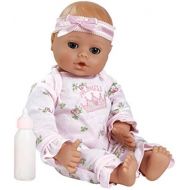 [아마존베스트]Adora PlayTime Baby Little Princess Vinyl 13 Girl Weighted Washable Cuddly Snuggle Soft Toy Play Doll Gift Set with Open/Close Eyes for Children 1+ Includes Bottle