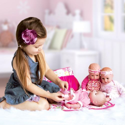 아도라 베이비 [아마존베스트]Adora PlayTime Baby Little Princess Vinyl 13 Girl Weighted Washable Cuddly Snuggle Soft Toy Play Doll Gift Set with Open/Close Eyes for Children 1+ Includes Bottle
