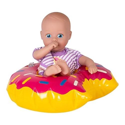 아도라 베이비 Adora Water Baby Doll, SplashTime Baby Tot Sprinkle Donut 8.5 inch Doll for Bathtub/Shower/Swimming Pool Time Play, Multi-color