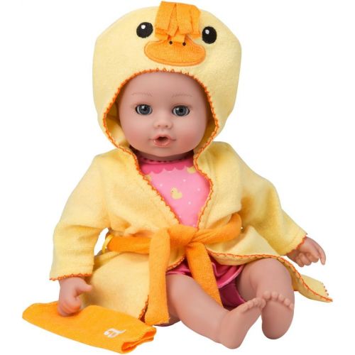 아도라 베이비 Adora BathTime Baby “Ducky” 13 Fun Kids BathTub Water / Shower / Swimming Pool Time Play Soft Cuddly Toy Play Doll for Toddler Kids & Children 1+
