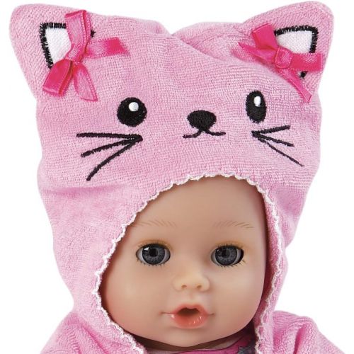 아도라 베이비 Adora BathTime Baby Kitty - 13 Inch Baby Doll For Water Play. Quick Dry & Machine Washable. Perfect Bath Toys for 1 Year Old and Over