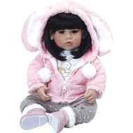 Adora Toddler Cottontail Doll 20 Girl Weighted Doll Gift Set for Children 6 Huggable Vinyl Cuddly Snuggle Soft Body Toy