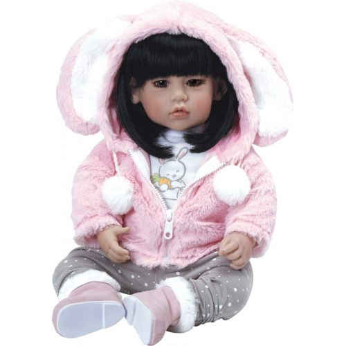 아도라 베이비 Adora Toddler Cottontail Doll 20 Girl Weighted Doll Gift Set for Children 6 Huggable Vinyl Cuddly Snuggle Soft Body Toy