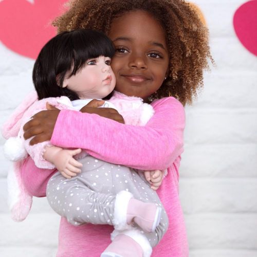 아도라 베이비 Adora Toddler Cottontail Doll 20 Girl Weighted Doll Gift Set for Children 6 Huggable Vinyl Cuddly Snuggle Soft Body Toy