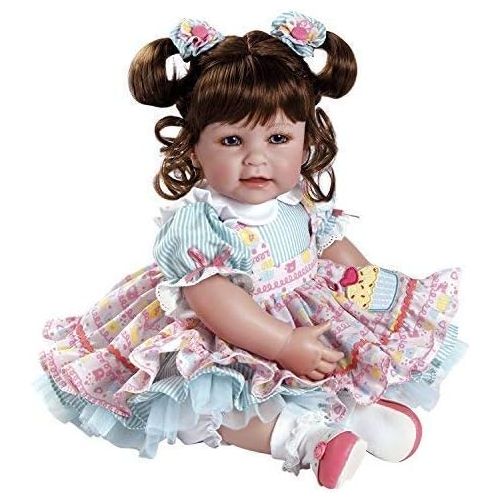아도라 베이비 Adora Toddler Piece of Cake 20 Girl Weighted Doll Gift Set for Children 6+ Huggable Vinyl Cuddly Snuggle Soft Body Toy
