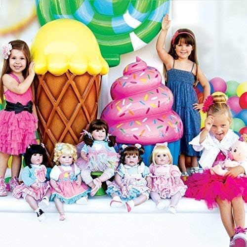 아도라 베이비 Adora Toddler Piece of Cake 20 Girl Weighted Doll Gift Set for Children 6+ Huggable Vinyl Cuddly Snuggle Soft Body Toy