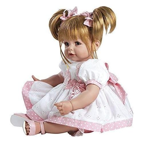 아도라 베이비 Adora Toddler Happy Birthday Baby 20 Girl Weighted Doll Gift Set for Children 6+ Huggable Vinyl Cuddly Snuggle Soft Body Toy