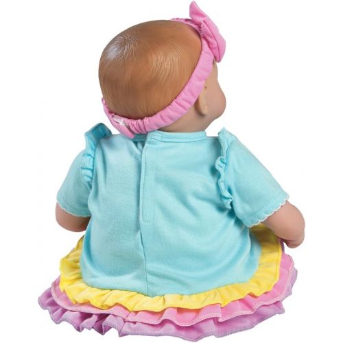 아도라 베이비 Adora BabyTime Lavender 16 Girl 3 Piece Weighted Play Doll Gift Set for Toddlers 3+ Includes Bottle & Blanket Snuggle Soft Huggable Vinyl Toy