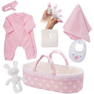 Adora 2181210 Adoption Baby Essentials “Its A Girl” 16 Inch Girl Clothing Toy Gift Set, 13