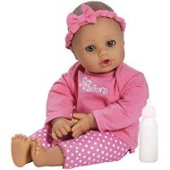 Adora PlayTime Baby Pink Vinyl 13 Girl Weighted Washable Cuddly Snuggle Soft Toy Play Doll Gift Set with OpenClose Eyes for Children 1+ Includes Bottle