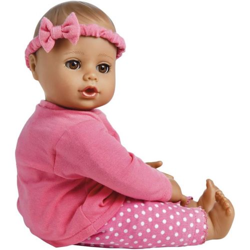 아도라 베이비 Adora PlayTime Baby Pink Vinyl 13 Girl Weighted Washable Cuddly Snuggle Soft Toy Play Doll Gift Set with OpenClose Eyes for Children 1+ Includes Bottle