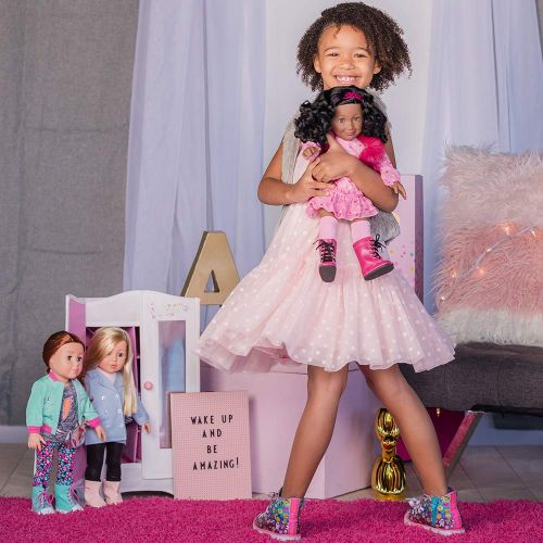 아도라 베이비 Adora Amazing Girls 18-inch Doll, Furry & Fabulous Jada (Amazon Exclusive)