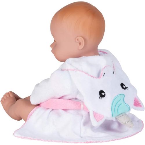 아도라 베이비 Adora Bathtime Baby Unicorn, 13 inch Baby Born Swimming Doll Toy for Bathtub/Shower/Swimming Pool Time Play, Multicolor (21950)