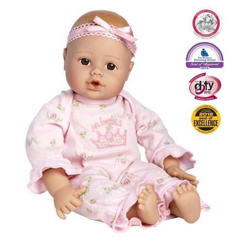 아도라 베이비 Adora Playtime Baby Doll 13-Inch Light Skintone Brown Eyes Pink Romper