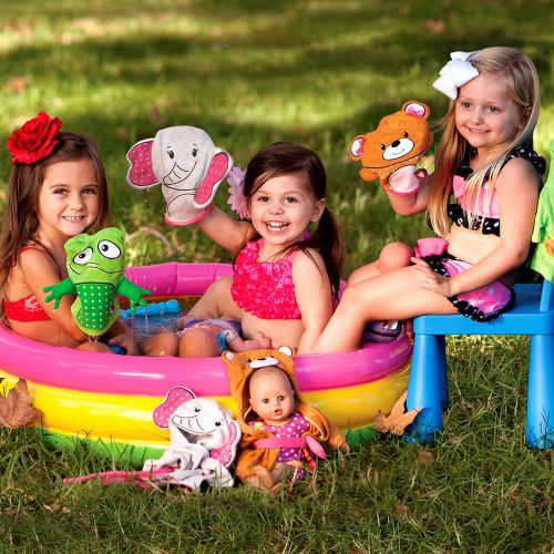 아도라 베이비 Adora BathTime Bear 13 Girl Washable Play Doll with Open/Close Eyes for Children 1+ Soft Cuddly Huggable QuickDri Body for Water Fun Toy