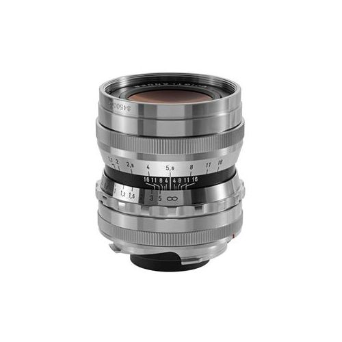  Adorama Voigtlander 35mm f/1.7 Ultron Aspherical Leica M-mount Lens, Silver Chrome BA327A