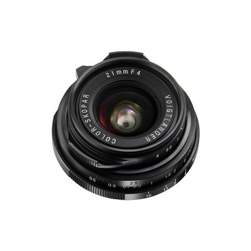  Adorama Voigtlander Color-Skopar 21mm f/4.0 Pancake Lens, Black BA211P