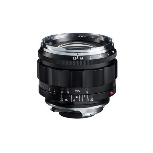  Adorama Voigtlander Nokton 50mm f/1.2 Aspherical VM Leica M Mount Lens - Black BA348A