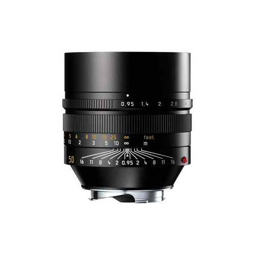  Adorama Leica 50mm f/0.95 Noctilux-M Aspherical (6-Bit) Lens, USA - Black 11602