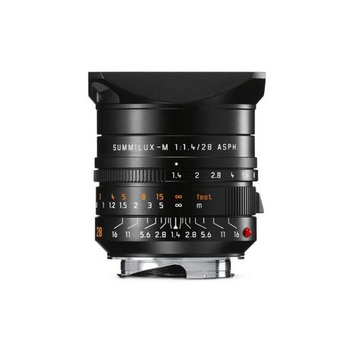  Adorama Leica 28mm f/1.4 SUMMILUX-M Aspherical (6-Bit) Lens, USA - Black 11668