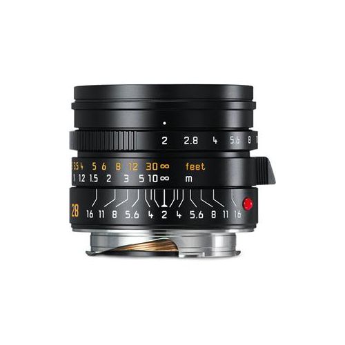  Adorama Leica 28mm f/2.0 SUMMICRON-M Aspherical Lens, Black, Made in Germany 11672