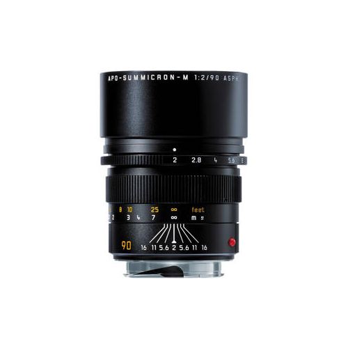  Adorama Leica 90mm f/2.0 APO Summicron M Aspherical (6-Bit) Lens, USA - Black 11884