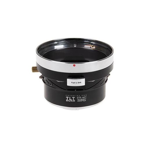 Adorama Fotodiox Pro TLT ROKR Lens Mount Adapter, Bronica ETR SLR Lenses to MFT Camera TLTROKR-ETR-MFT