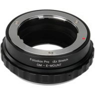 Adorama Fotodiox DLX Stretch Mount Adapter for Olympus Zuiko Lens to Sony E-Mount Camera OM-SNYE-DLX-STRETCH