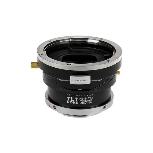  Adorama Fotodiox Pro TLT ROKR Tilt/Shift Lens Mount Adapter for Pentax 645 to Canon RF P645-EOSR-TR