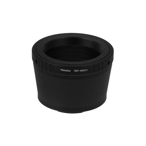  Adorama Fotodiox Lens Mount Adapter, T-Mount (T/T-2) Screw Lens to Nikon 1-Series Camera T2-N1