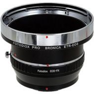 Adorama Fotodiox Pro Lens Mount Adapter for Bronica ETR Mount SLR Lenses to Fuji X Cam ETR-EOS-FXRF-PRO