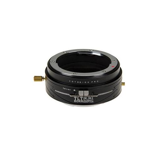  Adorama Fotodiox Pro TLT ROKR Tilt/Shift Adapter, Olympus Zuiko Lens to Sony Alpha Cam TLTROKR-OM35-SNYE