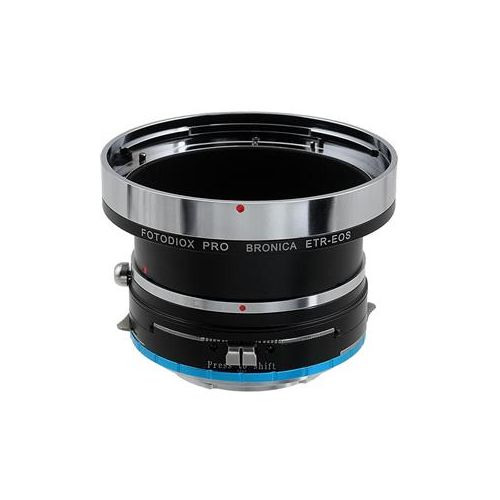  Adorama Fotodiox Pro Shift Adapter, Bronica ETR Mount Lens to Sony Alpha E-Mount Camera ETR-EOS-SNYE-PRO-SHIFT