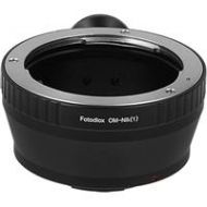 Adorama Fotodiox Lens Mount Adapter for Olympus Zuiko 35mm Lens to Nikon 1-Series Camera OM35-N1