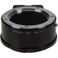 Adorama Fotodiox Pro Lens Mount Adapter, Minolta Rokkor SR/MD/MC Lens to Nikon Z Camera MD-NIKZ-PRO