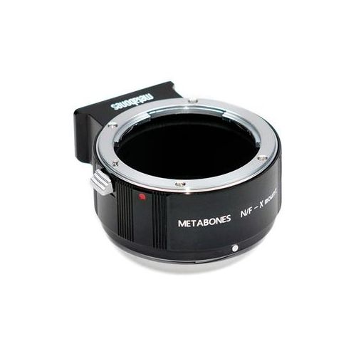  Adorama Metabones Nikon F Lens to Fujifilm X-Mount Camera T Adapter, Black Matte MB_NF-X-BT1