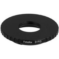 Adorama Fotodiox Mount Adapter for D-Mount 8mm Movie CCTV Lens to Pentax Q-Series Camera D-PQ